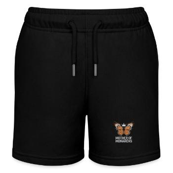 Majestätische Monarchfalter Liebe - Kinder Organic Joggingshorts Mini Bolter von Stanley/Stella - Schwarz - Vorne