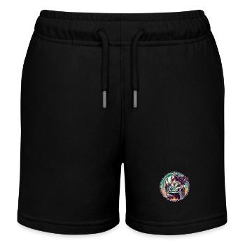 Vintage Hexe - Kinder Organic Joggingshorts Mini Bolter von Stanley/Stella - Schwarz - Vorne