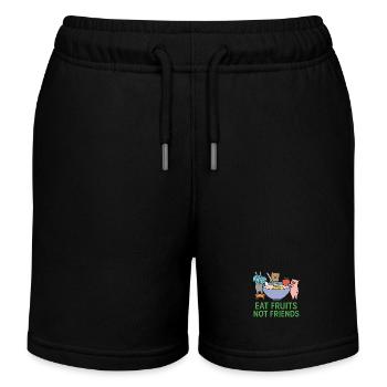 Alimentation végétalienne - Short de jogging enfant bio Stanley/Stella - noir - Devant