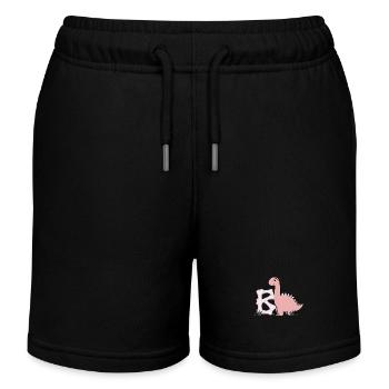 Buchstabe B - Kinder Organic Joggingshorts Mini Bolter von Stanley/Stella - Schwarz - Vorne