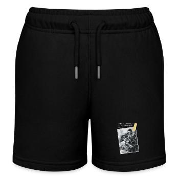 Guitariste guitariste jouer guitare cadeau - Short de jogging enfant bio Stanley/Stella - noir - Devant