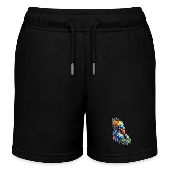 KI Gott von Vincent van Gogh - Kinder Organic Joggingshorts Mini Bolter von Stanley/Stella - Schwarz - Vorne