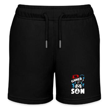 Fils de joueur - Short de jogging enfant bio Stanley/Stella - noir - Devant