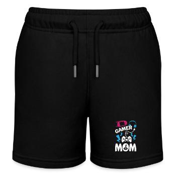 Maman Gamer - Short de jogging enfant bio Stanley/Stella - noir - Devant