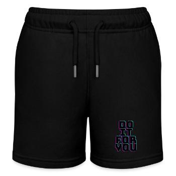 DOITFORYOU - Kinder Organic Joggingshorts Mini Bolter von Stanley/Stella - Schwarz - Vorne
