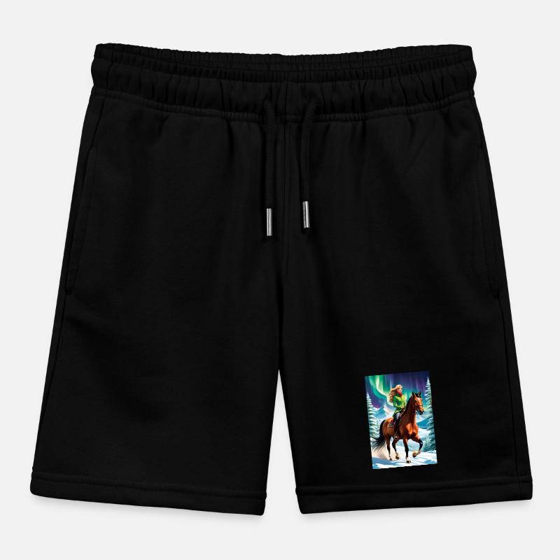 personalisiertes Design-Muttergeschenk Kinder Organic Joggingshorts Mini Bolter von Stanley/Stella