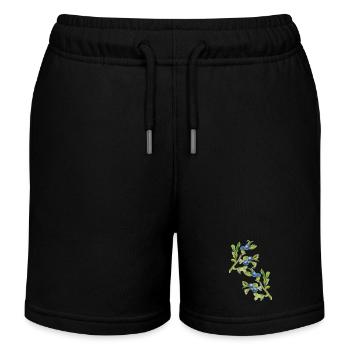 Branche de myrtille - Short de jogging enfant bio Stanley/Stella - noir - Devant