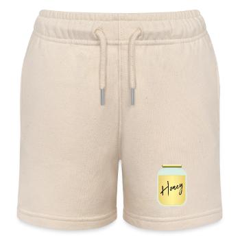 Honig - Kinder Organic Joggingshorts Mini Bolter von Stanley/Stella - Natur - Vorne