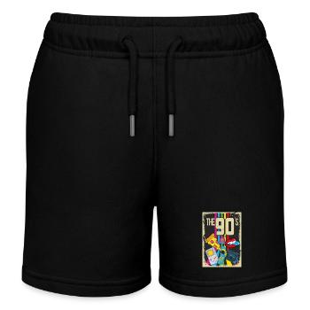 The 90s - Kids Organic Sweat Shorts by Stanley/Stella - black - Front