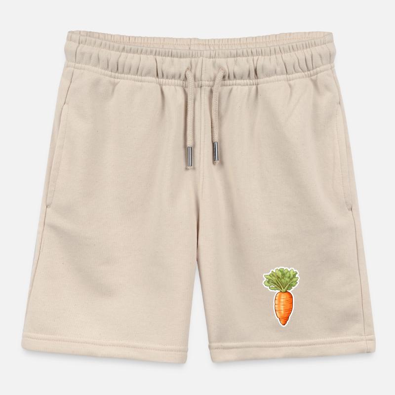 Möhre oder Karotte Kinder Organic Joggingshorts Mini Bolter von Stanley/Stella