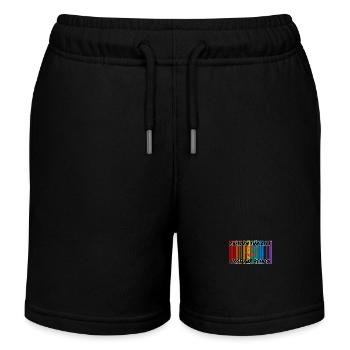 Demo Frieden für alle Hass für keinen 6 FCKAFD - Kinder Organic Joggingshorts Mini Bolter von Stanley/Stella - Schwarz - Vorne