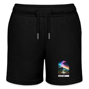 Call it a plan - Short de jogging enfant bio Stanley/Stella - noir - Devant