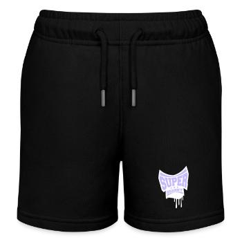 Super Granny Stempel Oma Graffiti Großmutter - Kinder Organic Joggingshorts Mini Bolter von Stanley/Stella - Schwarz - Vorne