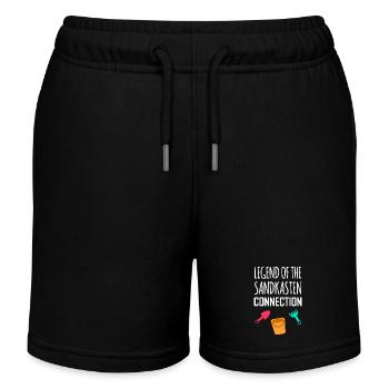 Legend Sandbox - Short de jogging enfant bio Stanley/Stella - noir - Devant