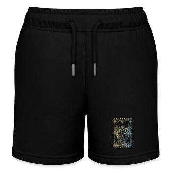 Cthulhu - Kinder Organic Joggingshorts Mini Bolter von Stanley/Stella - Schwarz - Vorne