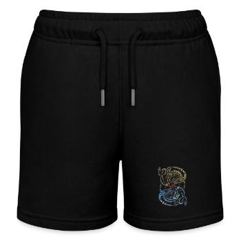 Viking Dragon - Short de jogging enfant bio Stanley/Stella - noir - Devant