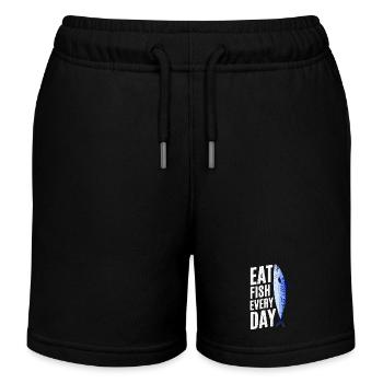Nourriture pour maquereau - Short de jogging enfant bio Stanley/Stella - noir - Devant
