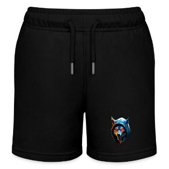 Werwolf - Kinder Organic Joggingshorts Mini Bolter von Stanley/Stella - Schwarz - Vorne