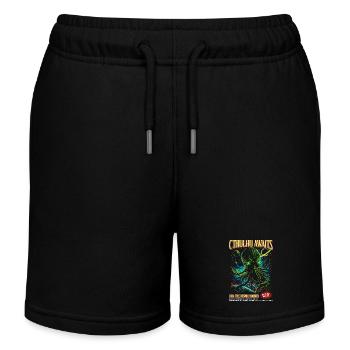 Cthulhu Awaits: Cosmic Horror Universe Illustration - Kinder Organic Joggingshorts Mini Bolter von Stanley/Stella - Schwarz - Vorne
