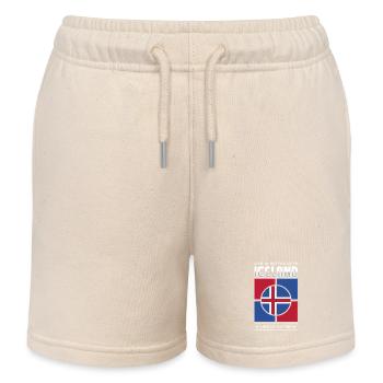 Islande - Short de jogging enfant bio Stanley/Stella - écru doux - Devant