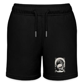 Skulls - Kinder Organic Joggingshorts Mini Bolter von Stanley/Stella - Schwarz - Vorne