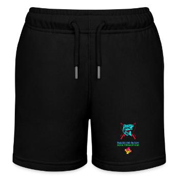 Angler für Autismus sorgen für eine bessere Zukunft - Kinder Organic Joggingshorts Mini Bolter von Stanley/Stella - Schwarz - Vorne