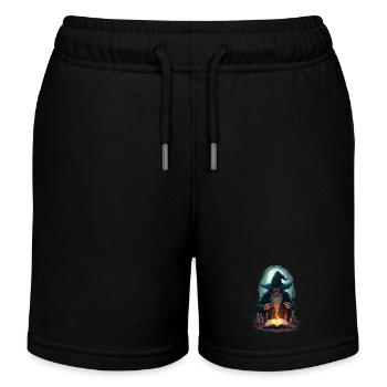 Maître des sorts - Short de jogging enfant bio Stanley/Stella - noir - Devant