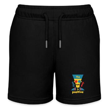 TheOnlyWayIsPositive - French Prince - Kinder Organic Joggingshorts Mini Bolter von Stanley/Stella - Schwarz - Vorne