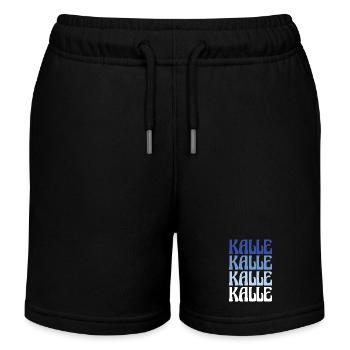Kalle Karlsruhe Dialekt Geschenk - Kinder Organic Joggingshorts Mini Bolter von Stanley/Stella - Schwarz - Vorne