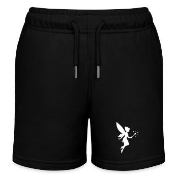 elfe fee - Kinder Organic Joggingshorts Mini Bolter von Stanley/Stella - Schwarz - Vorne