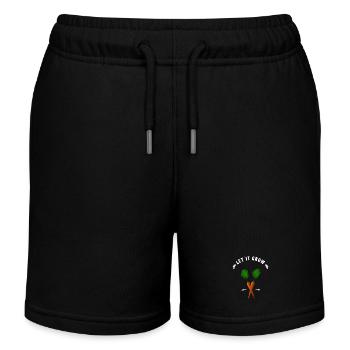 möhre wachsen garten bauer landwirt garden gärtner - Kinder Organic Joggingshorts Mini Bolter von Stanley/Stella - Schwarz - Vorne