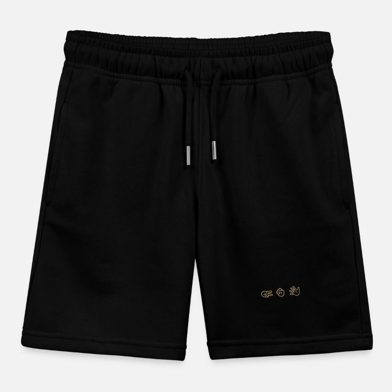 Pierre, papier, ciseaux Short de jogging enfant bio Stanley/Stella