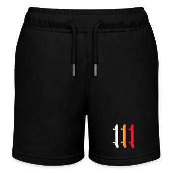 Skateboard - Skateboards - Short de jogging enfant bio Stanley/Stella - noir - Devant