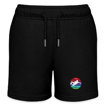Skateboard - Skateboarder - Short de jogging enfant bio Stanley/Stella - noir - Devant