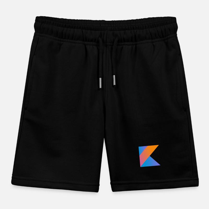 programmer nerd computer source new K sign pc c Kids Organic Sweat Shorts by Stanley/Stella