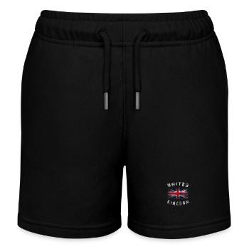 Union Jack - Royaume-Uni - Short de jogging enfant bio Stanley/Stella - noir - Devant