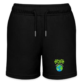 Umweltfreundlicher Erdfreund T-Shirt - Kinder Organic Joggingshorts Mini Bolter von Stanley/Stella - Schwarz - Vorne