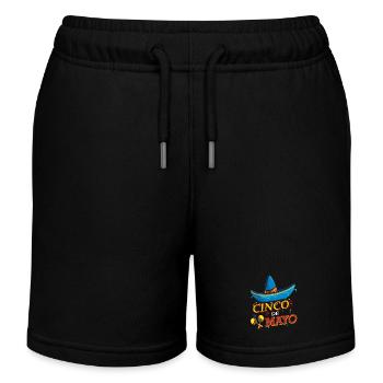 cinco de mayo - 5 de mayo - Kinder Organic Joggingshorts Mini Bolter von Stanley/Stella - Schwarz - Vorne