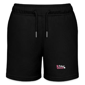 Poker Queen - Kids Organic Sweat Shorts by Stanley/Stella - black - Front