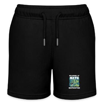 Mathematik Mathe Geschenk - Kinder Organic Joggingshorts Mini Bolter von Stanley/Stella - Schwarz - Vorne
