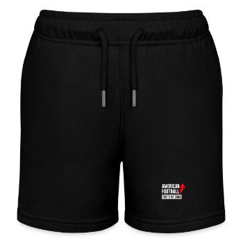 American Football - das ist mein Spiel - Kinder Organic Joggingshorts Mini Bolter von Stanley/Stella - Schwarz - Vorne