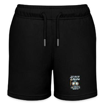 Scuba Diving - Kids Organic Sweat Shorts by Stanley/Stella - black - Front