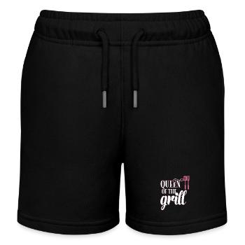 Griller la reine - Short de jogging enfant bio Stanley/Stella - noir - Devant