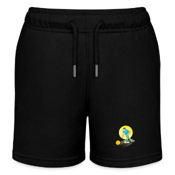 Bowling - Bowler - Kinder Organic Joggingshorts Mini Bolter von Stanley/Stella - Schwarz - Vorne