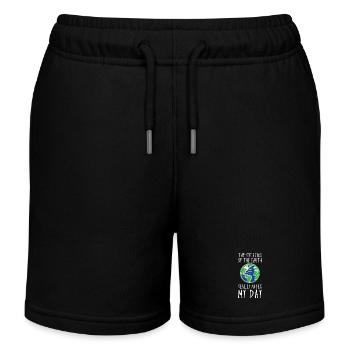 Lehrer Geographie Lehrer Geschenk - Kinder Organic Joggingshorts Mini Bolter von Stanley/Stella - Schwarz - Vorne