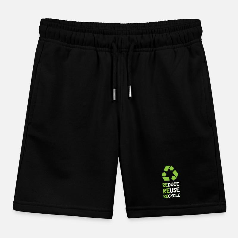 Environmental protection recycling Kids Organic Sweat Shorts by Stanley/Stella