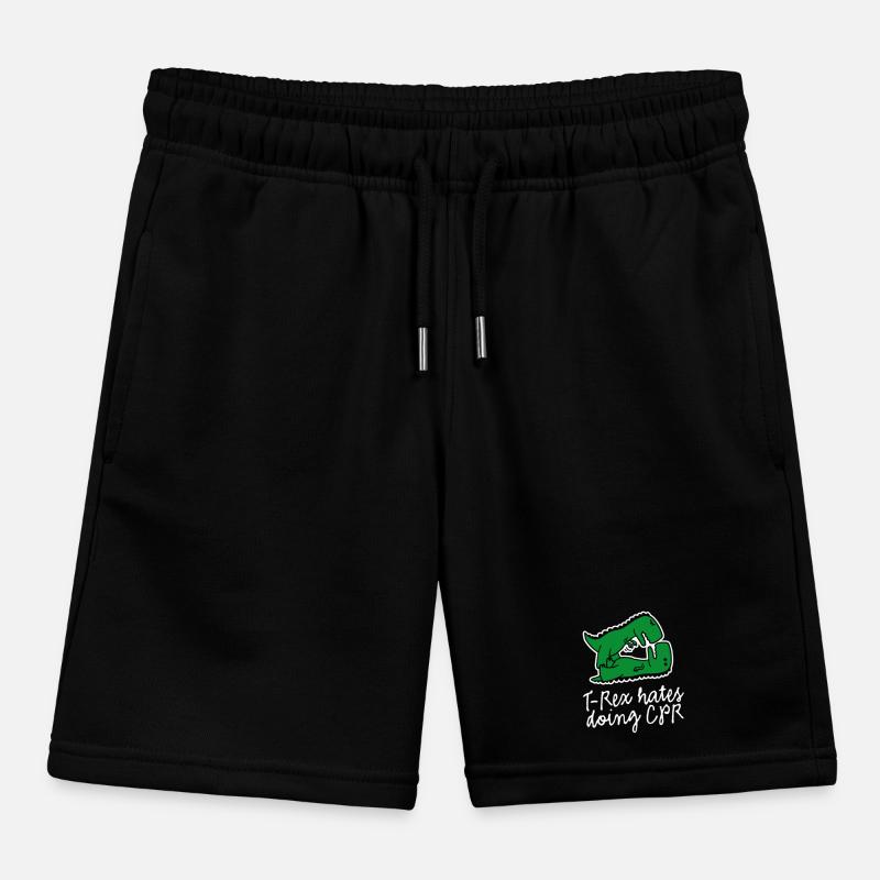T-Rex hates doing CPR Erste Hilfe Krankenschwester Kinder Organic Joggingshorts Mini Bolter von Stanley/Stella