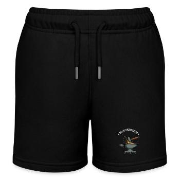 Forge Sparks and Anvil - Kids Organic Sweat Shorts by Stanley/Stella - black - Front