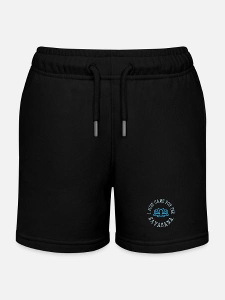 Yoga - Kinder Organic Joggingshorts Mini Bolter von Stanley/Stella - Schwarz