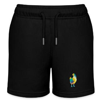 chicken - Kids Organic Sweat Shorts by Stanley/Stella - black - Front